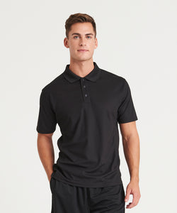 SuperCool performance polo | jet black