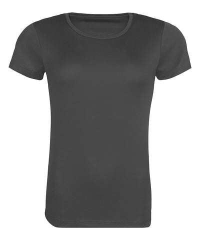 Womens recycled cool T | charcoal