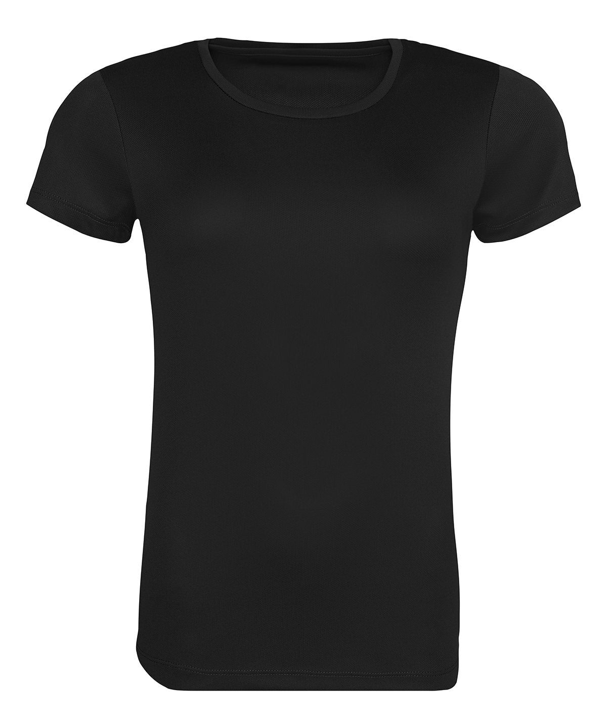 Womens recycled cool T | jet black