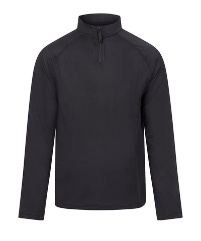Lightweight active 1/4-zip | jet black