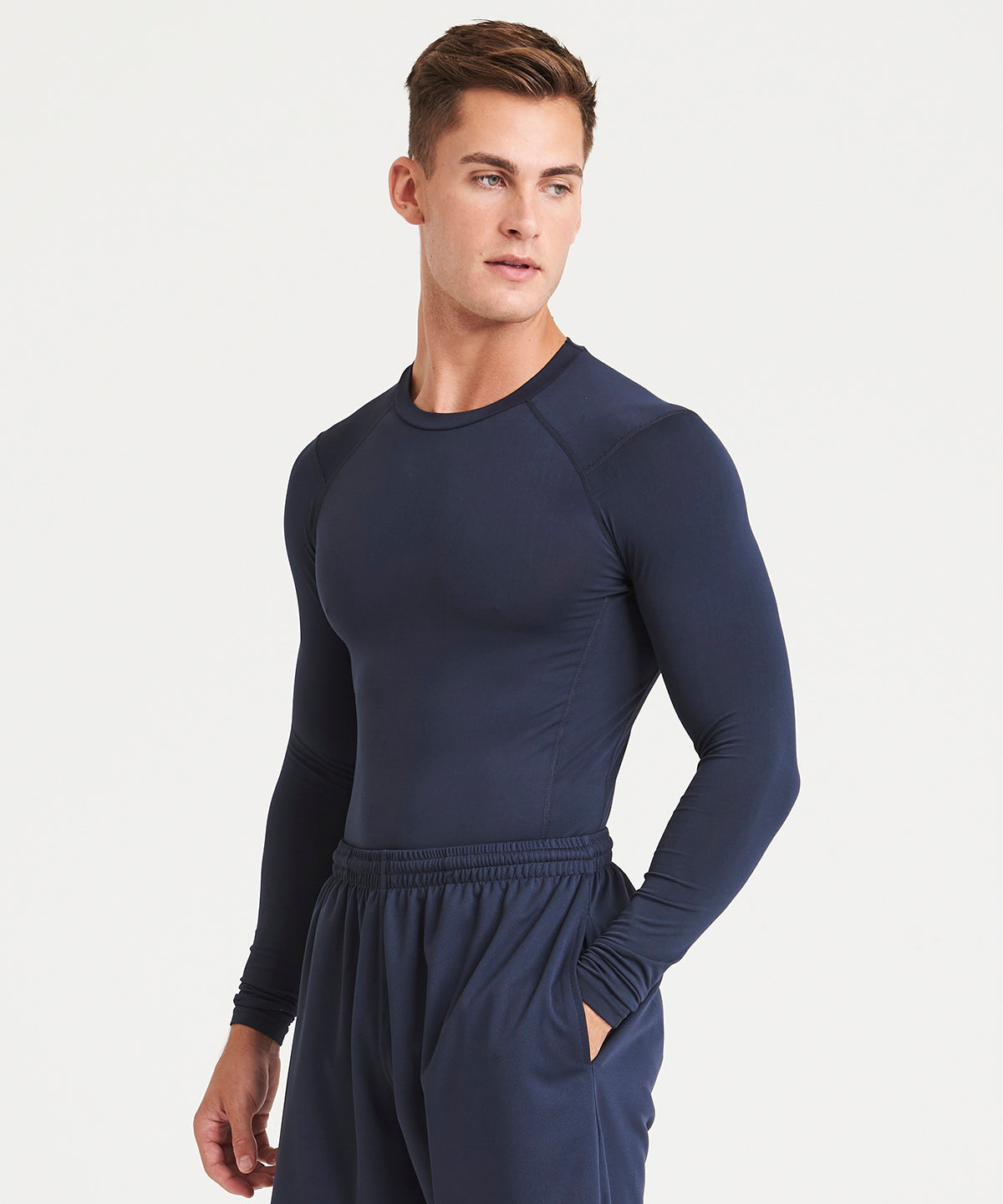 Active recycled baselayer | jet black