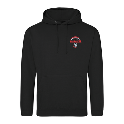 Paramotor | College hoodie | Jet Black