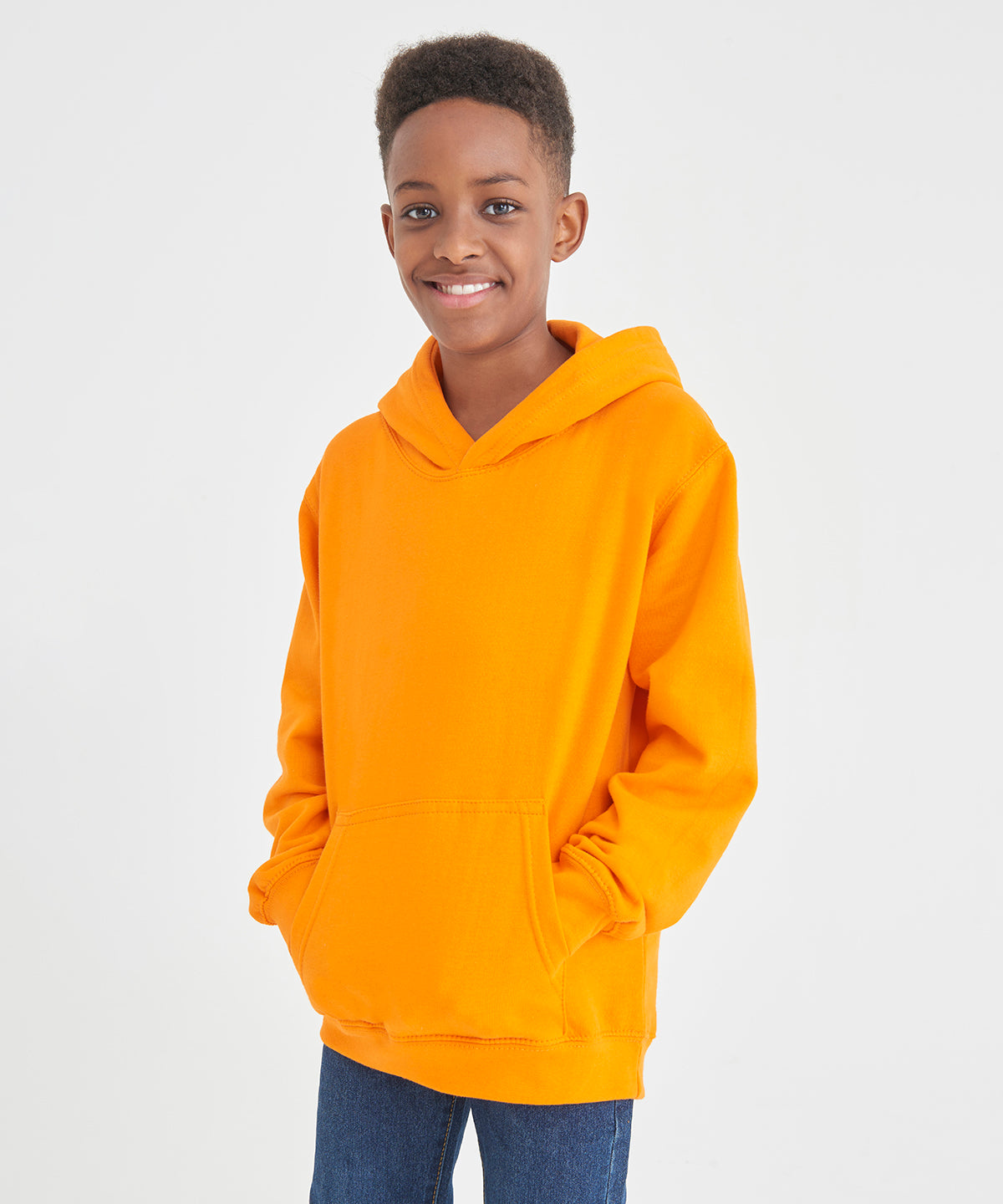 Kids Hoodie Deep Black | AWDis Just Hoods