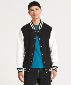 Varsity jacket | jet black/white