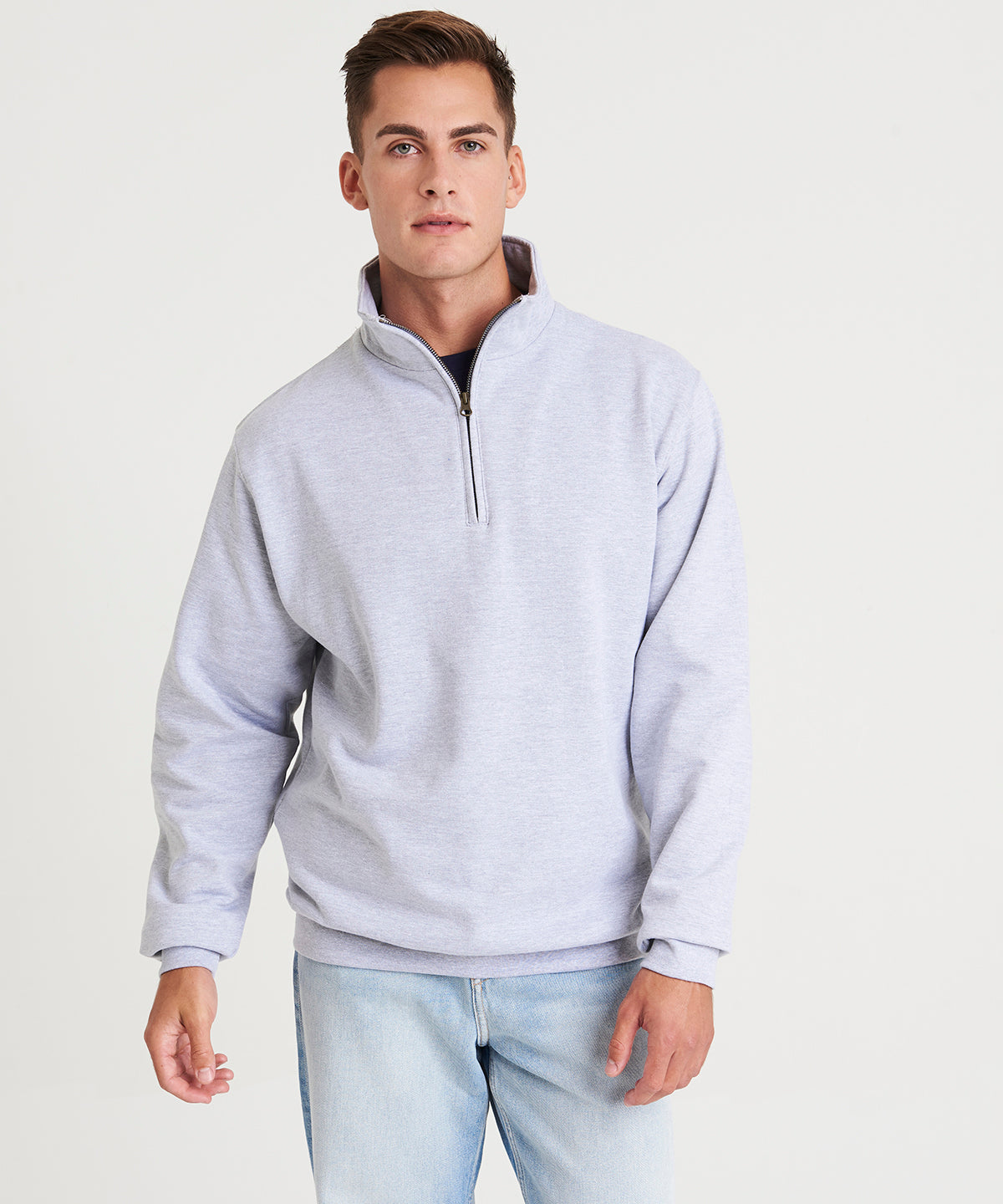 Sophomore  zip sweatshirt | deep black