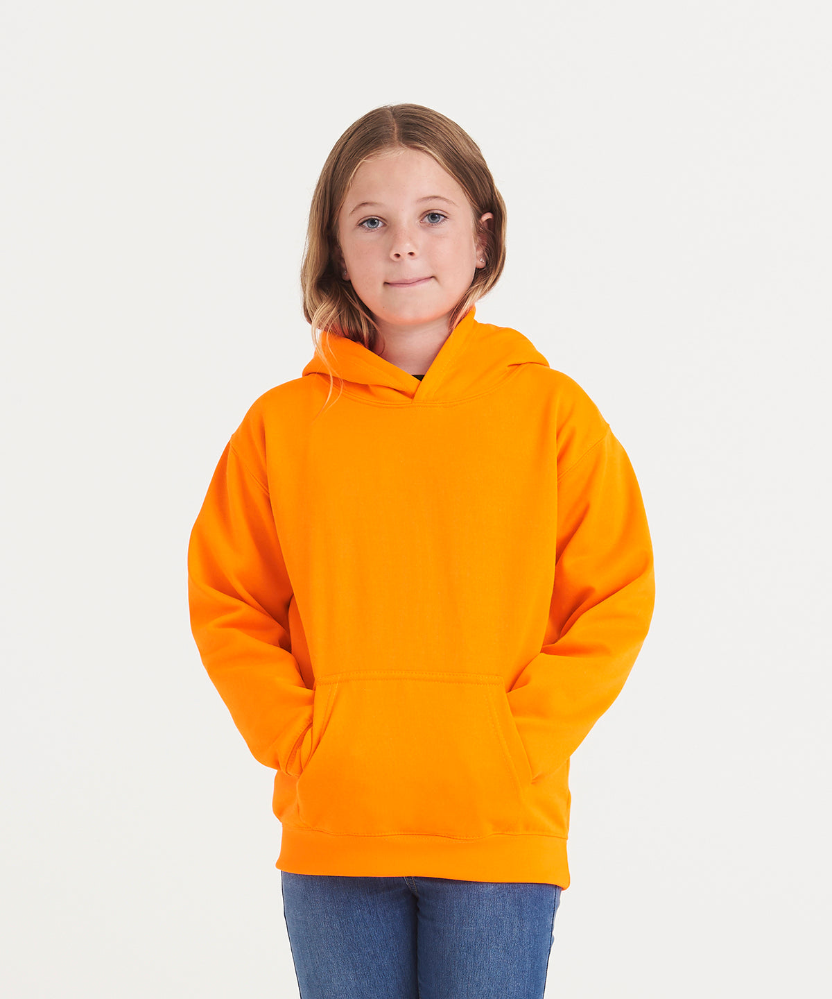 Kids electric hoodie | electric orange