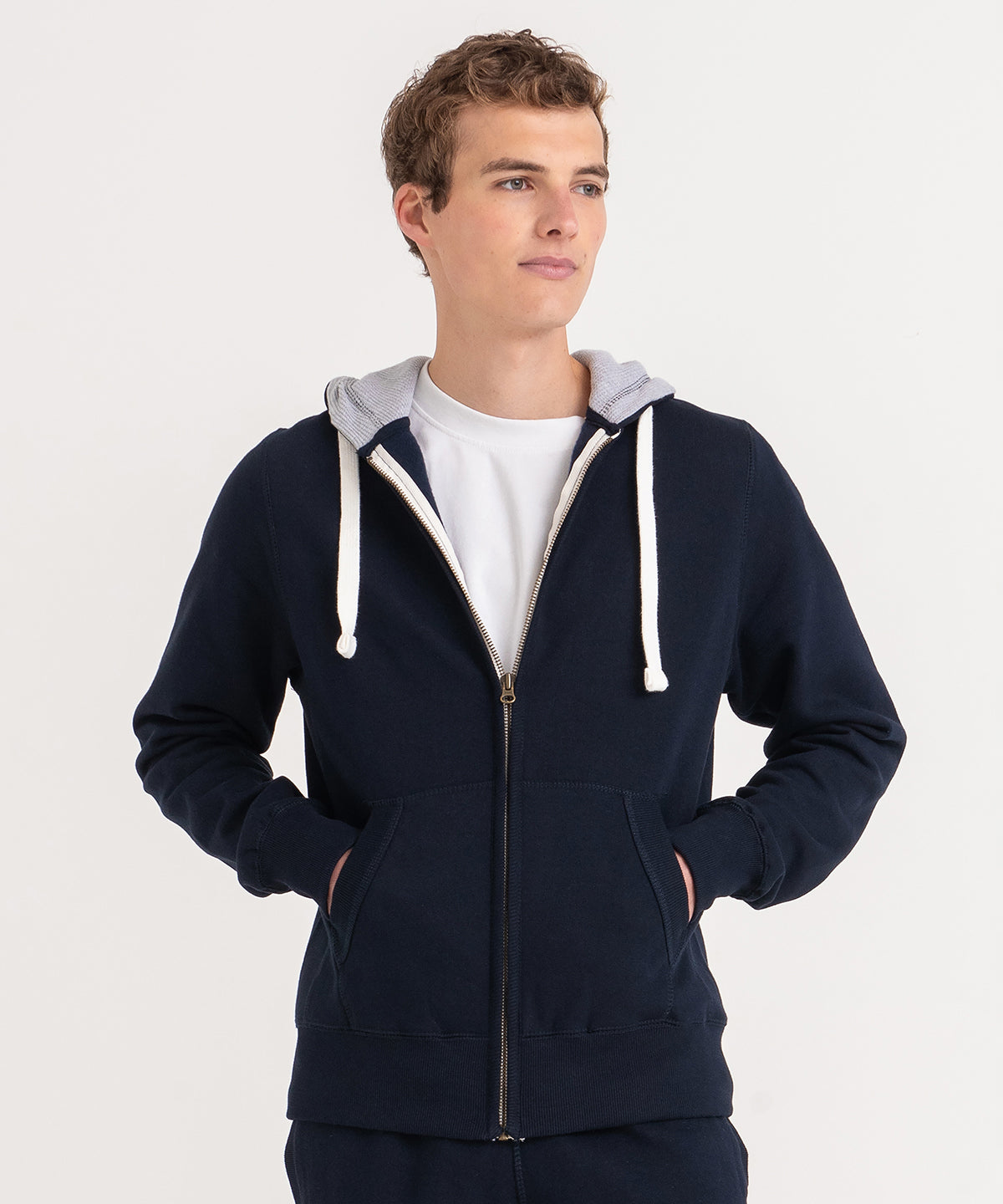 Chunky zoodie | jet black (grey inner)