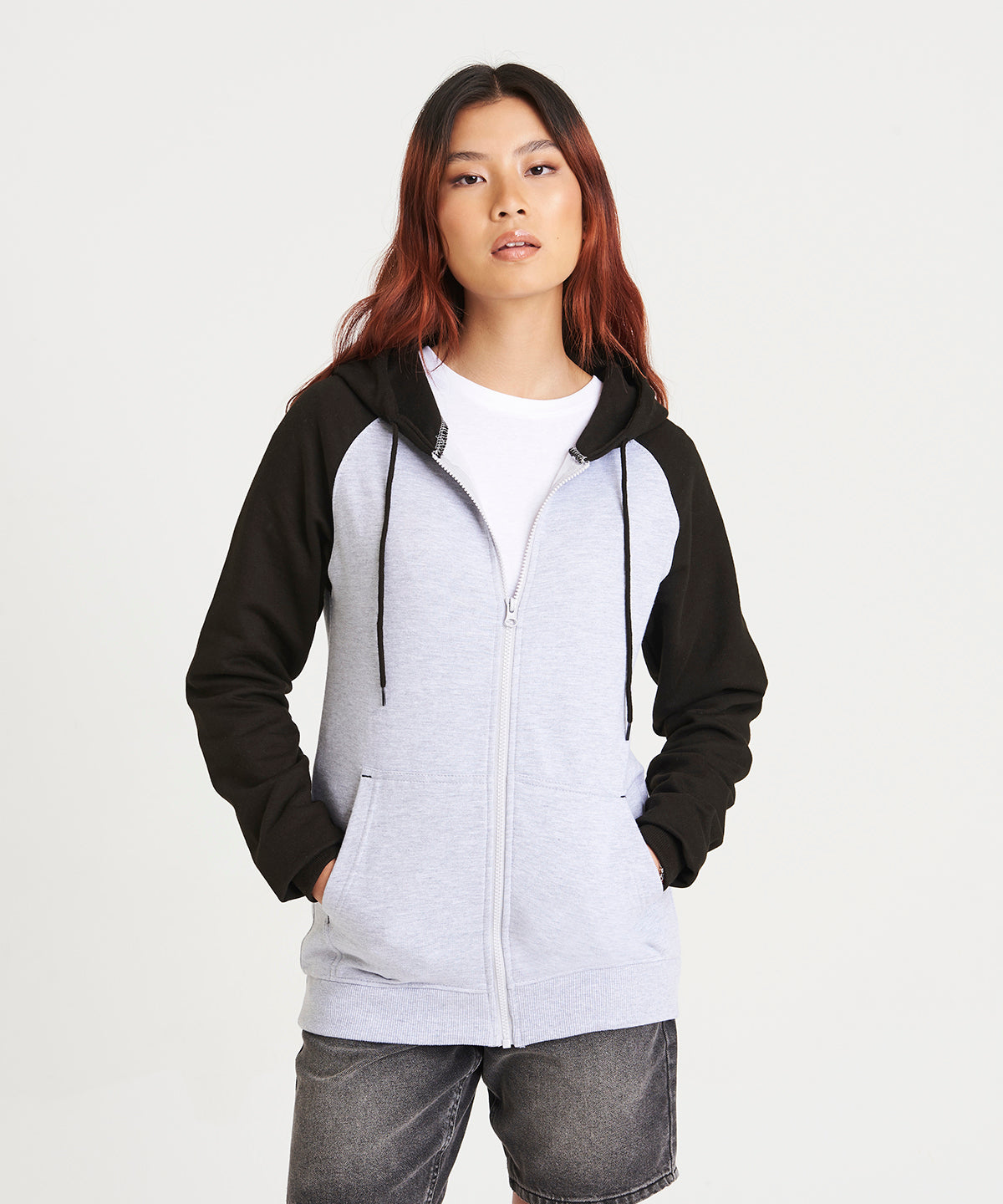 Baseball zoodie | charcoal/jet black