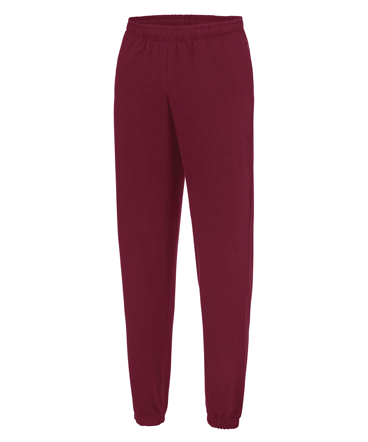 College cuffed sweatpants | burgundy