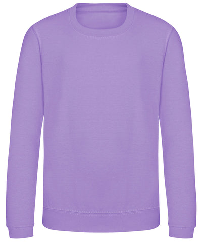 Kids AWDis sweatshirt | digital lavender