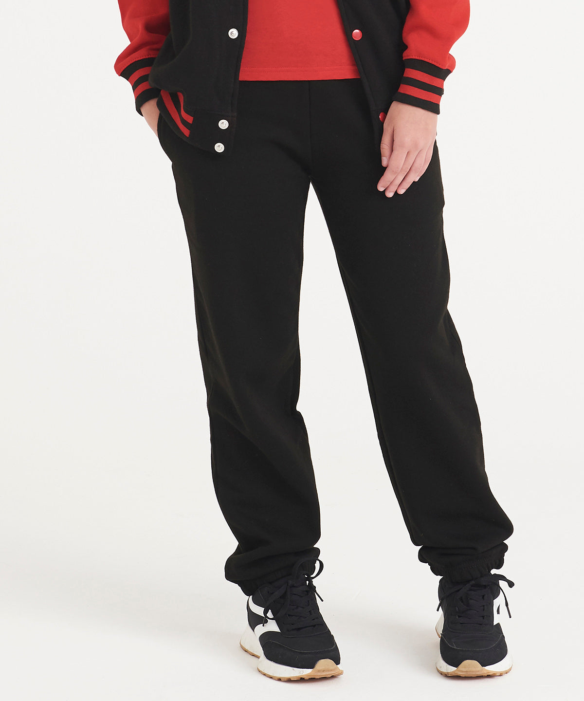 Kids cuffed sweatpants | heather grey