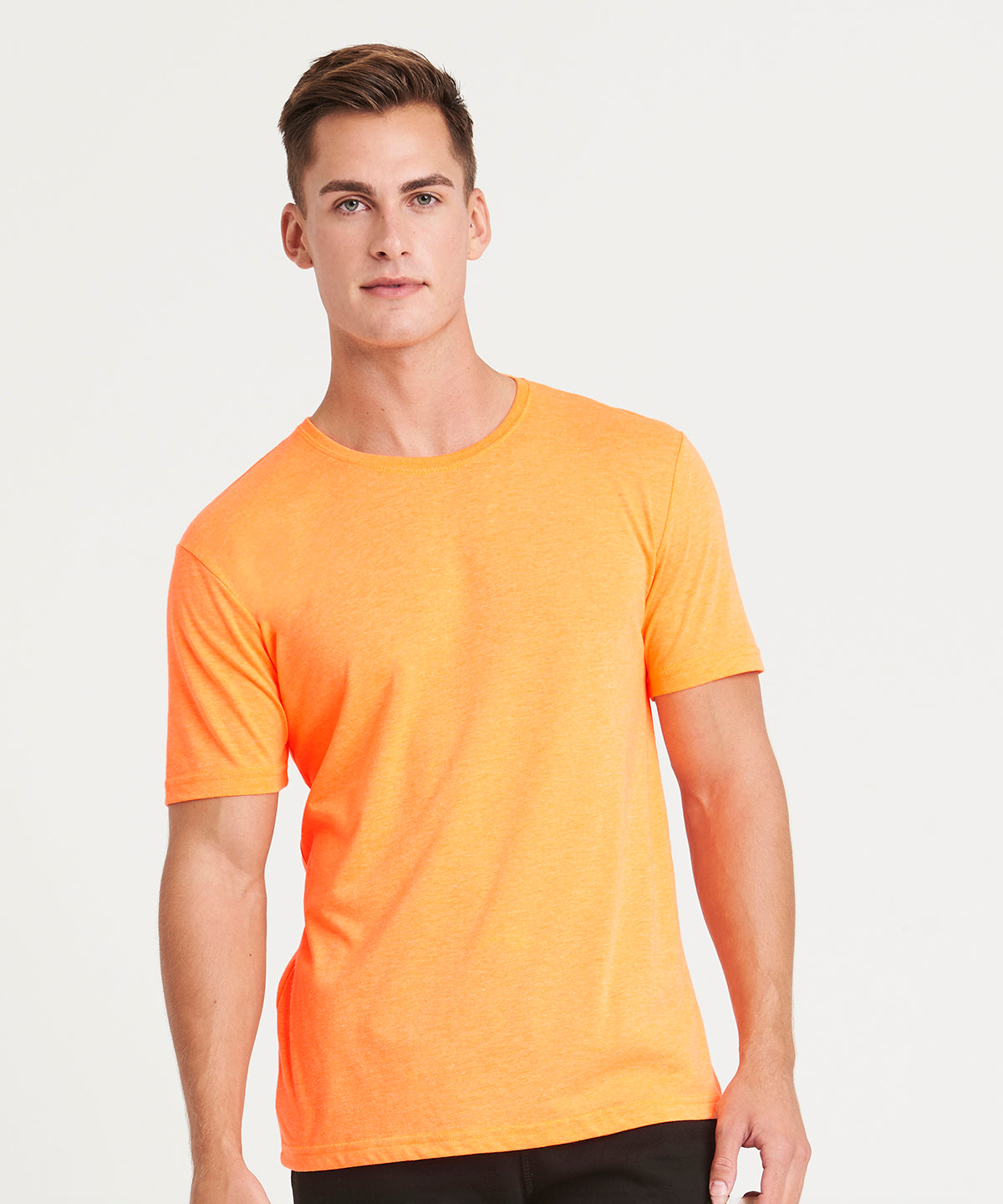 Electric triblend T | electric orange