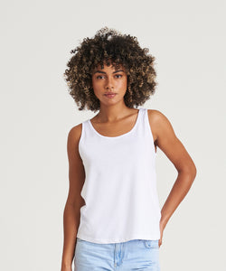 Womens tank top | heather black