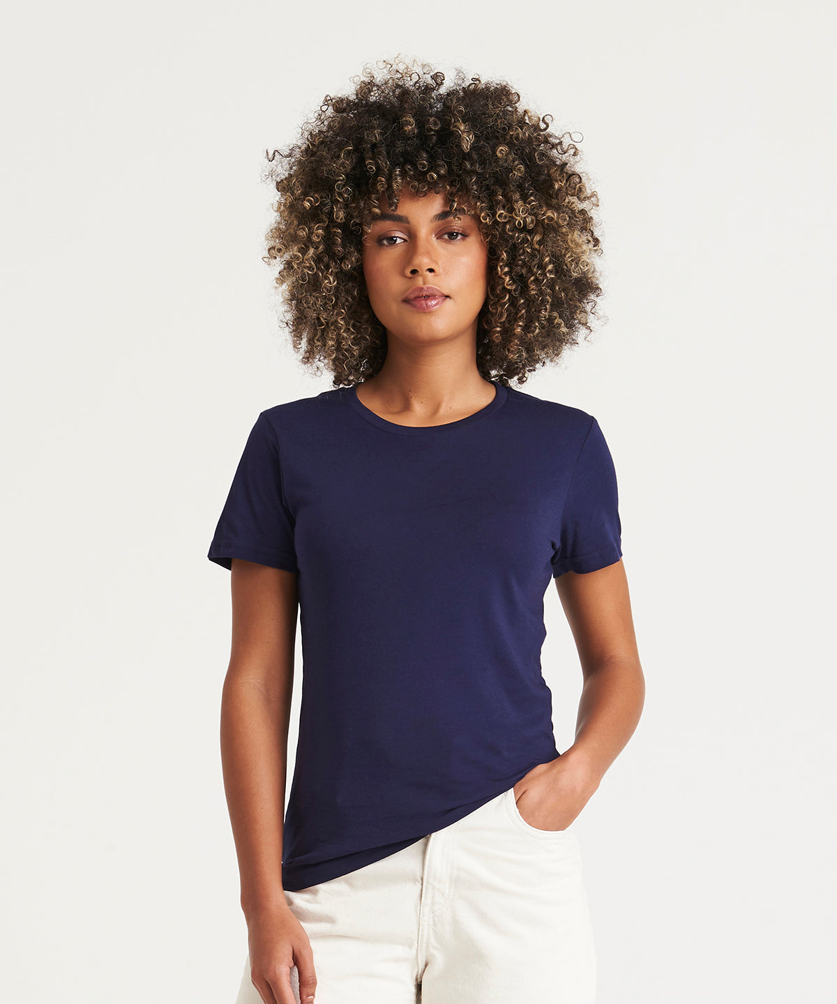The 100 girlie T | deep black