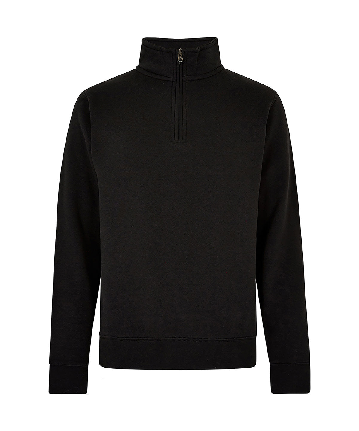 Regular fit -zip sweatshirt | Black