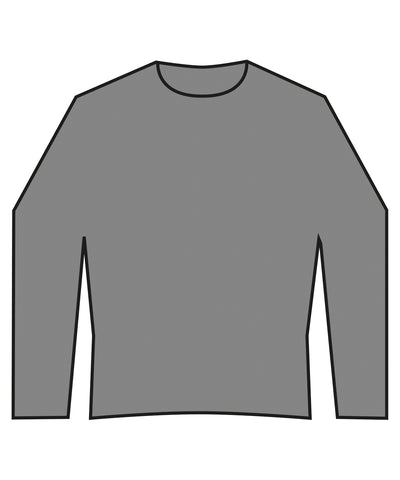 Regular fit piqu sweatshirt | dark grey