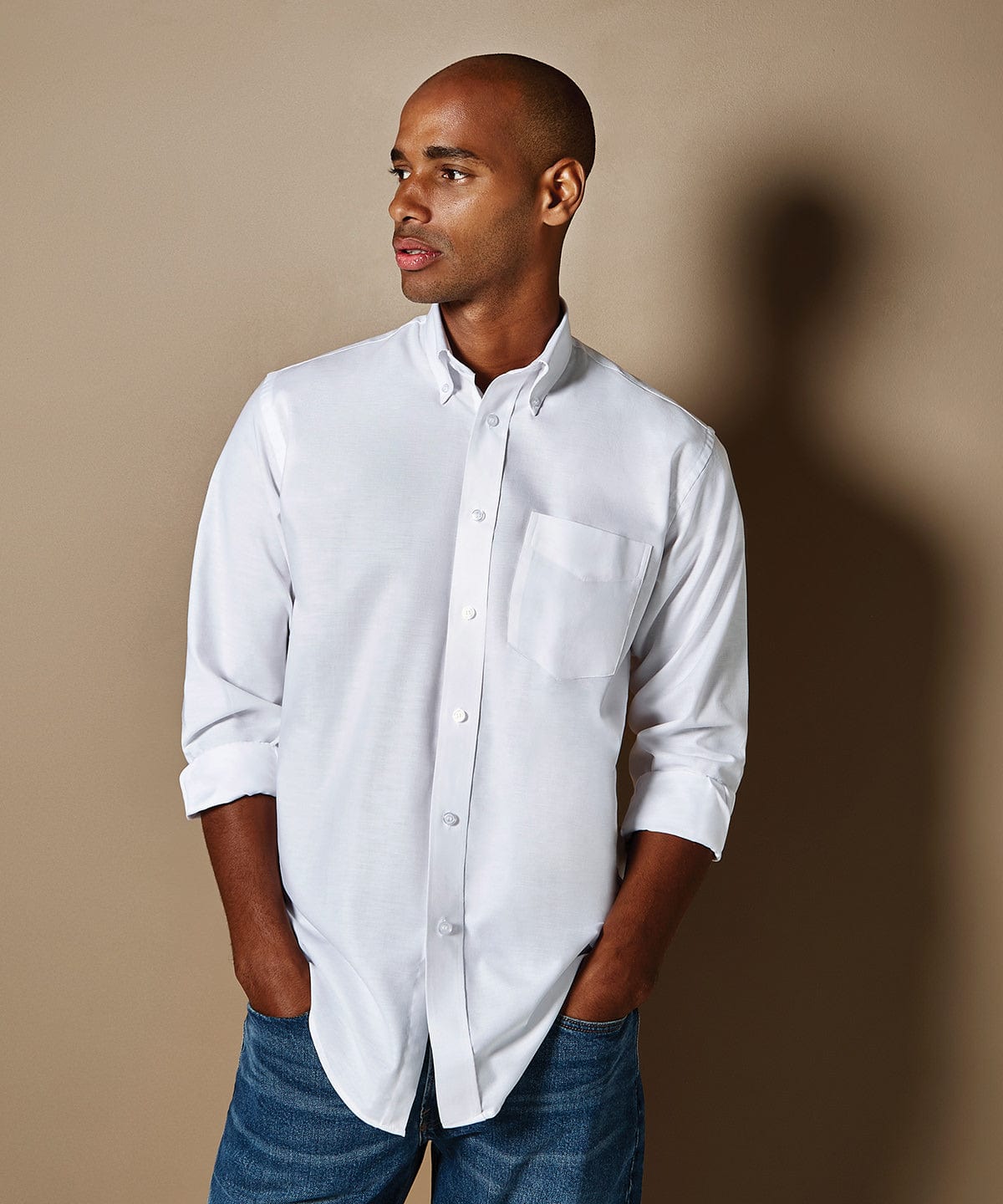 Workplace Oxford shirt long-sleeved (classic fit) | French Navy