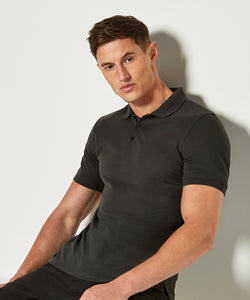Klassic heavyweight polo superwash® 60C (slim fit) | black
