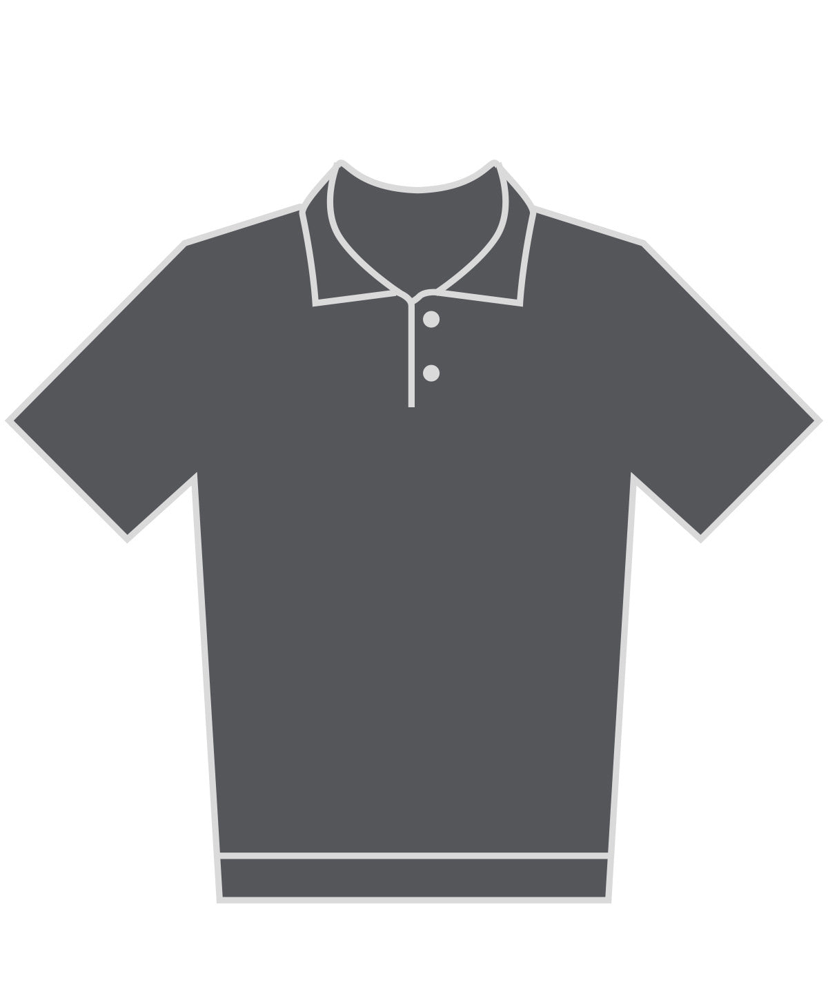 Regular fit recycled Superwash® 60C polo | charcoal