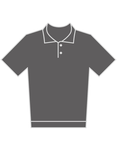 Regular fit recycled Superwash® 60C polo | graphite
