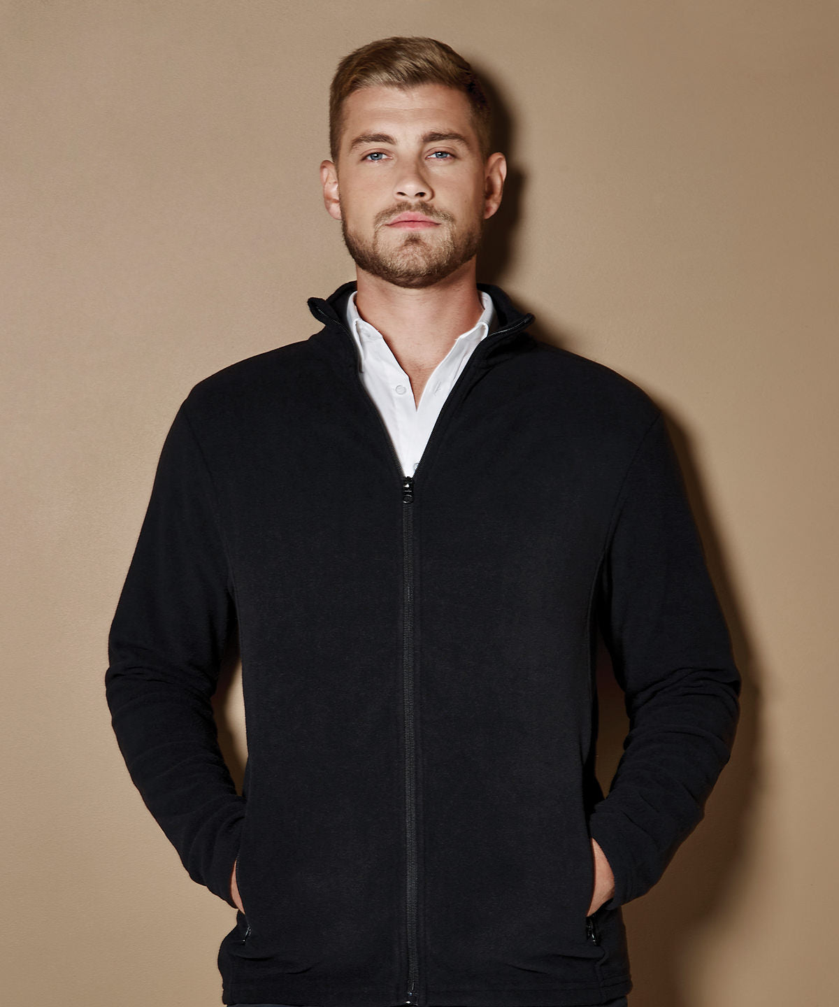 Regular fit corporate microfleece | navy