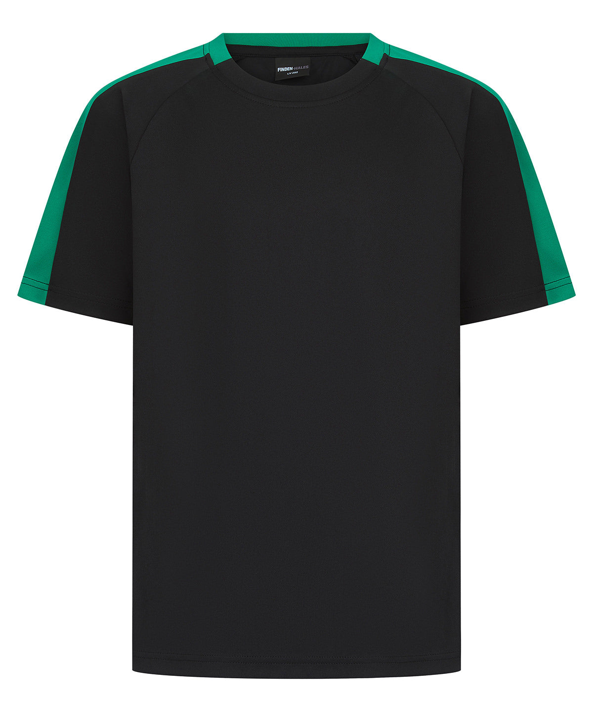 Kids team t-shirt | black/emerald