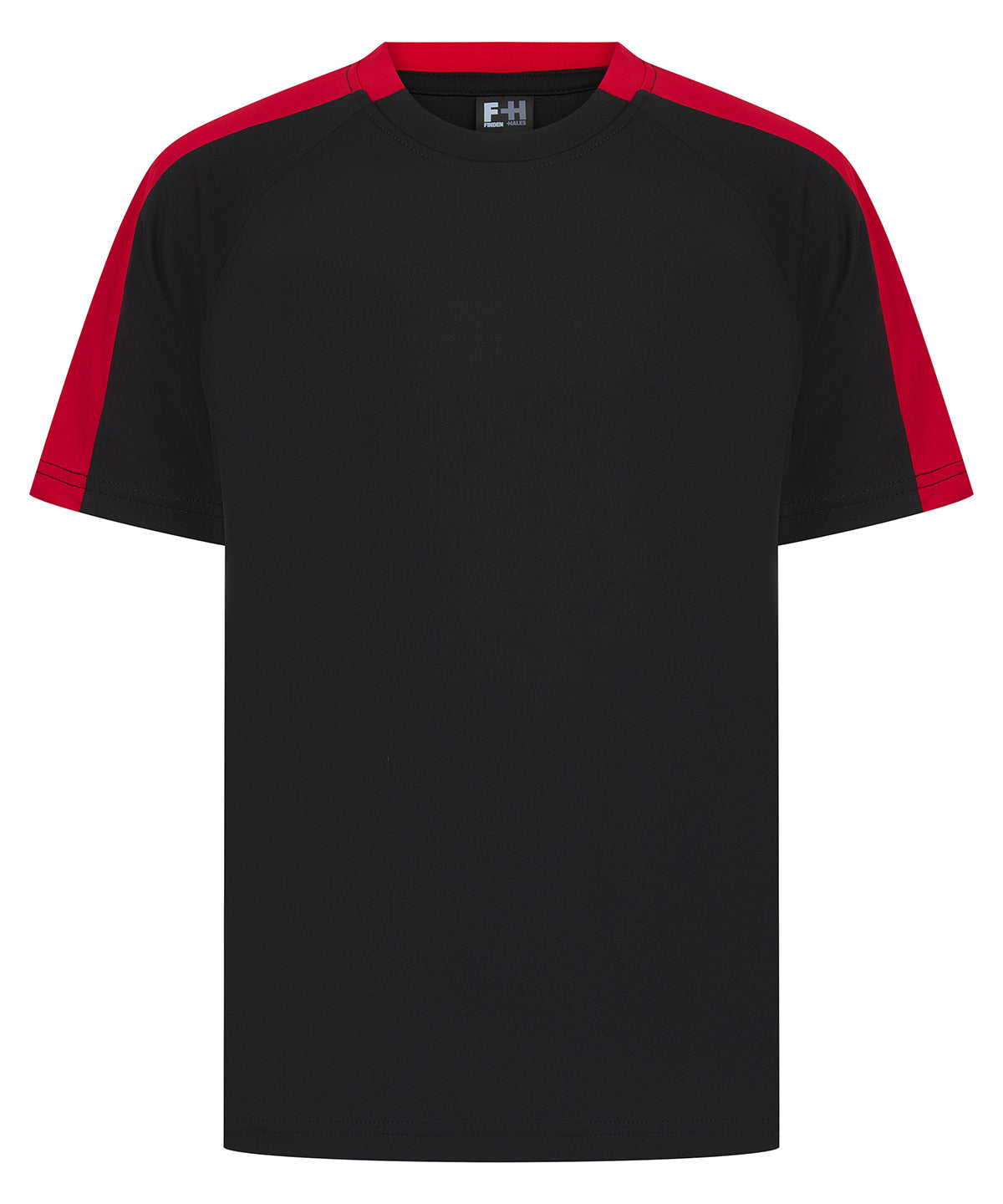 Kids team t-shirt | black/red