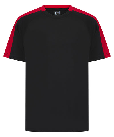 Kids team t-shirt | black/red