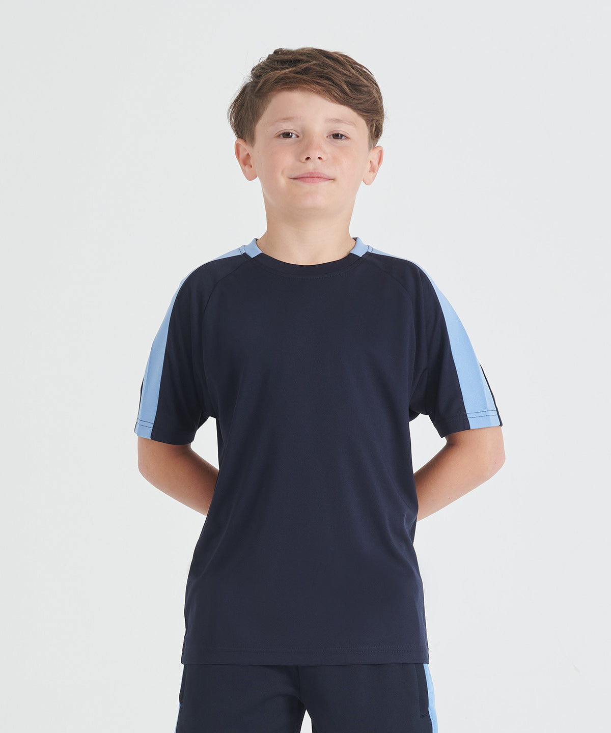 Kids team t-shirt | black/white