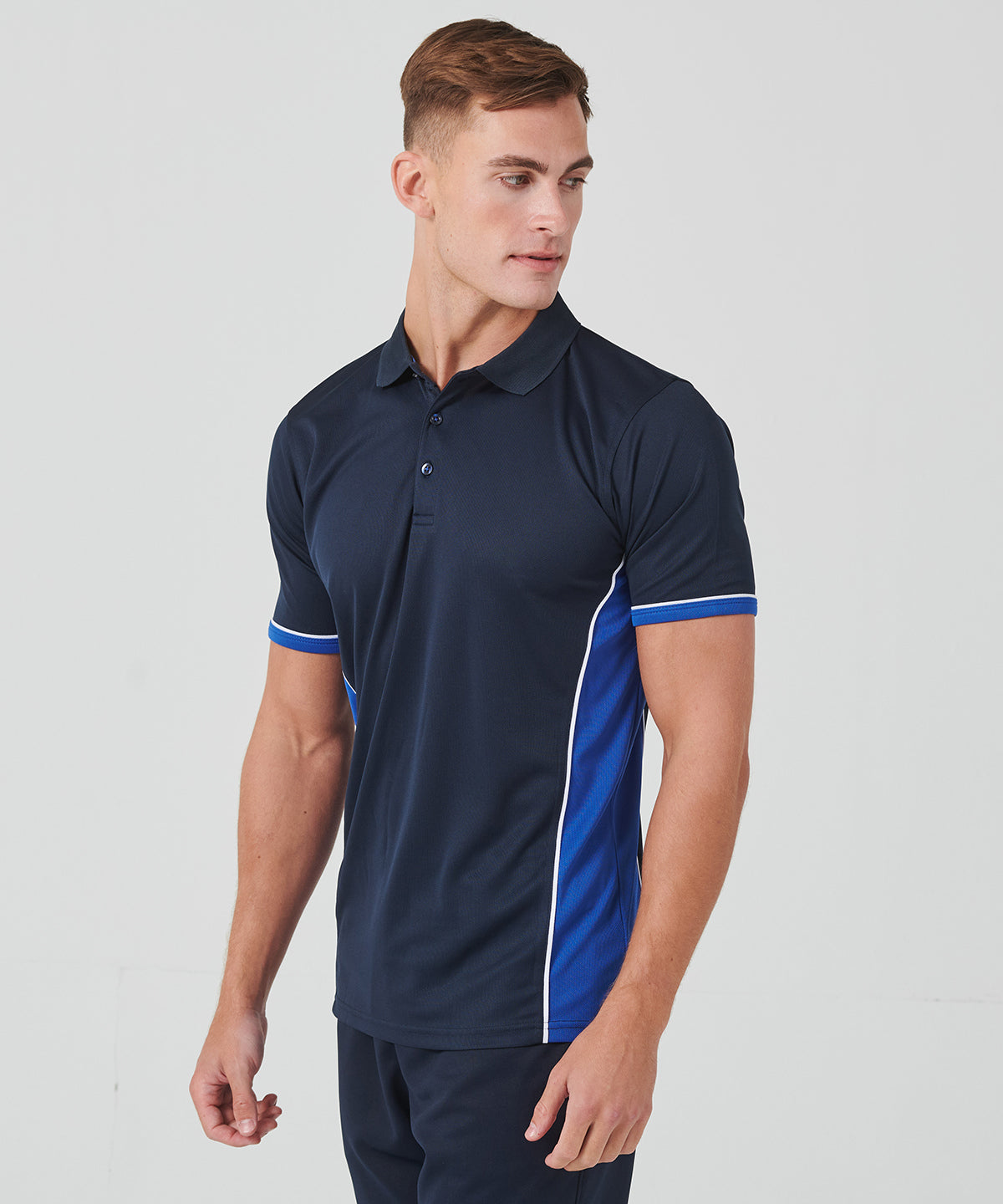 Panel polo | navy/royal/white