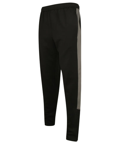 Knitted tracksuit pants | black/gunmetal grey