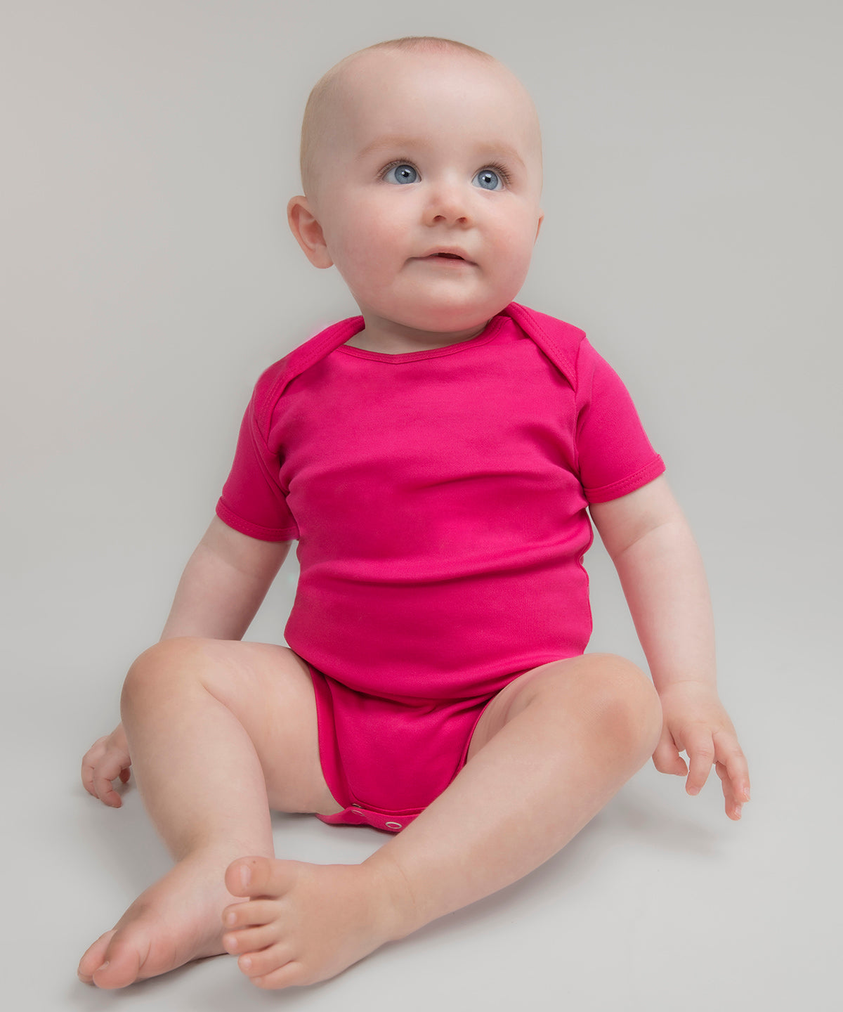 Short-sleeved bodysuit with envelope neck opening | navy