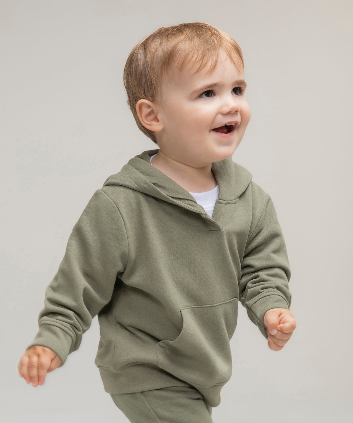 Kids sustainable hoodie | heather grey