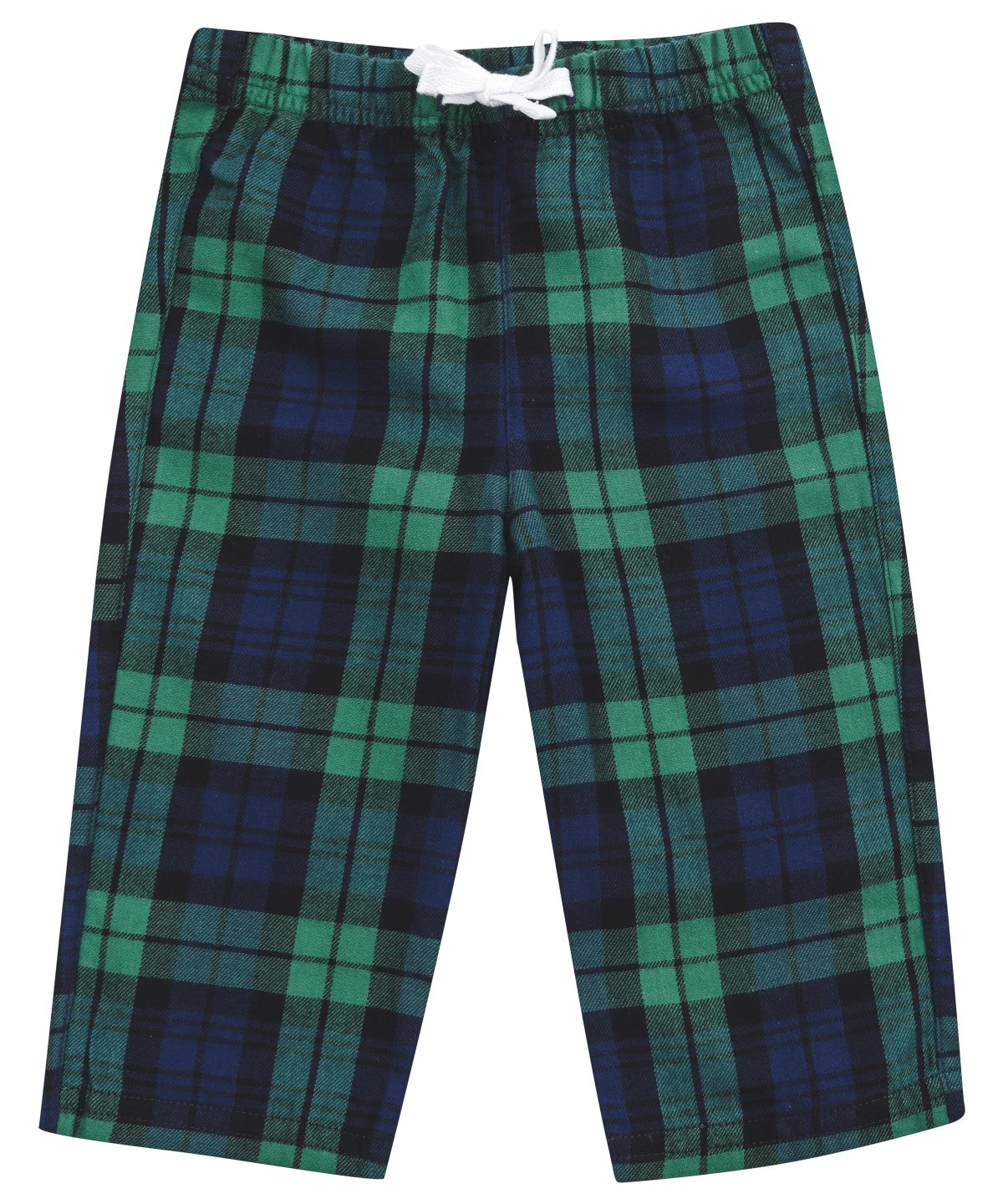 Tartan lounge trousers | green/navy check