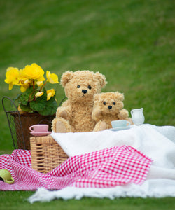 Classic jointed teddy bear | mid brown