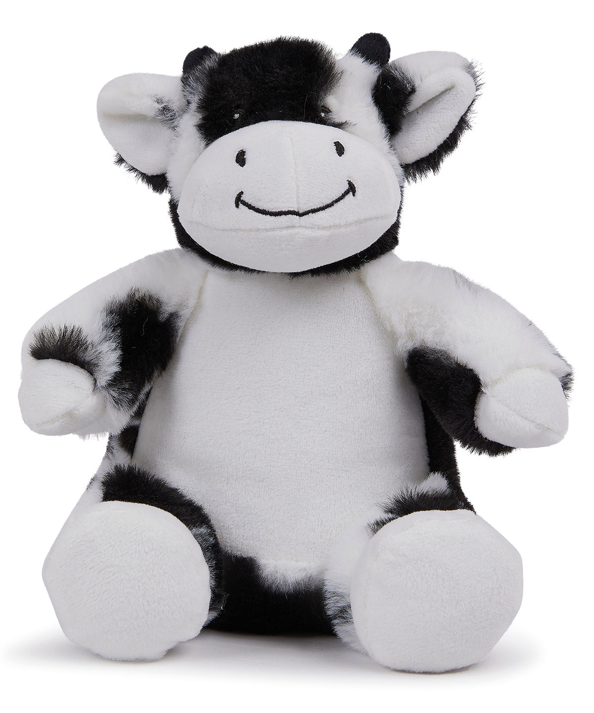 Printme mini teddy | black/white cow