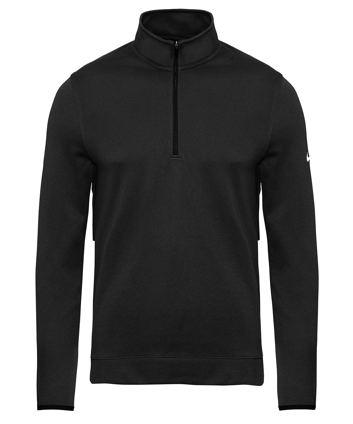 Nike Tour half-zip piqu top | black/white