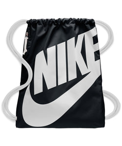 Nike heritage gymsac | black/white/white