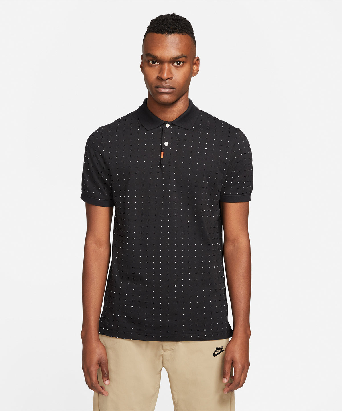 The Nike polo golf space dot slim | Black
