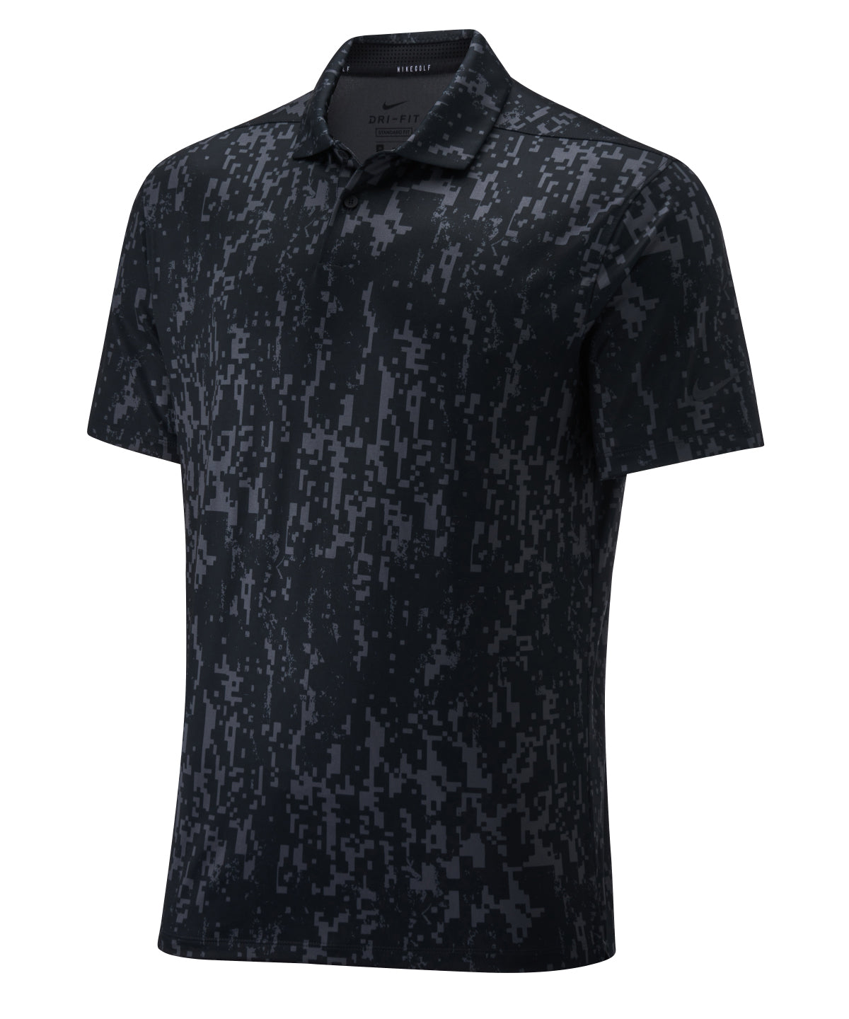 Nike Dry Vapor graffix polo | Black/Black