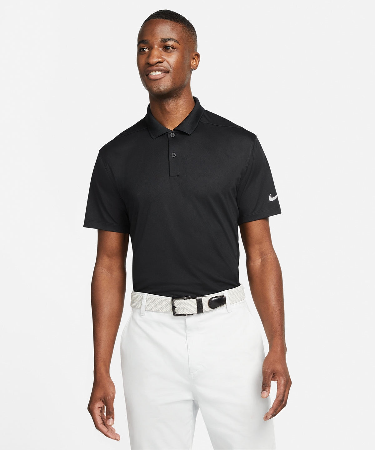 Nike Victory solid polo | white/black