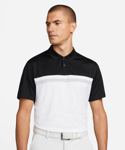 Nike Victory colour block polo | black / white / light smoke grey / white