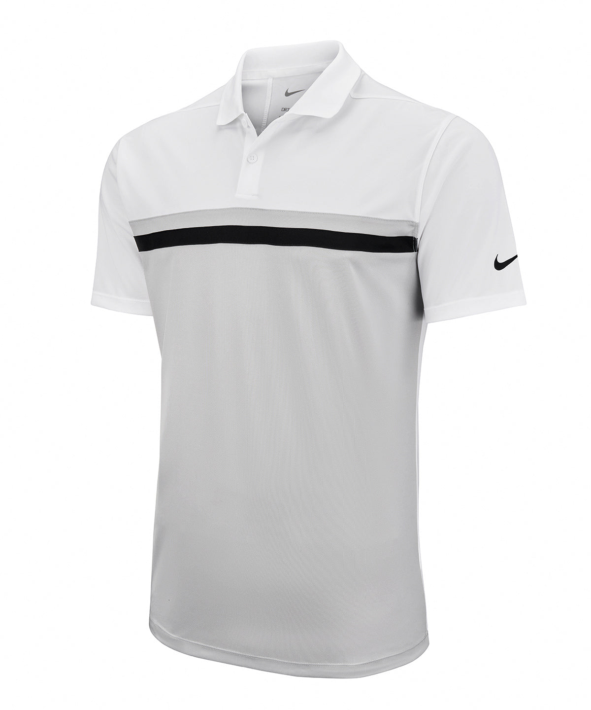 Nike Victory colour block polo | white / light smoke grey / black / black