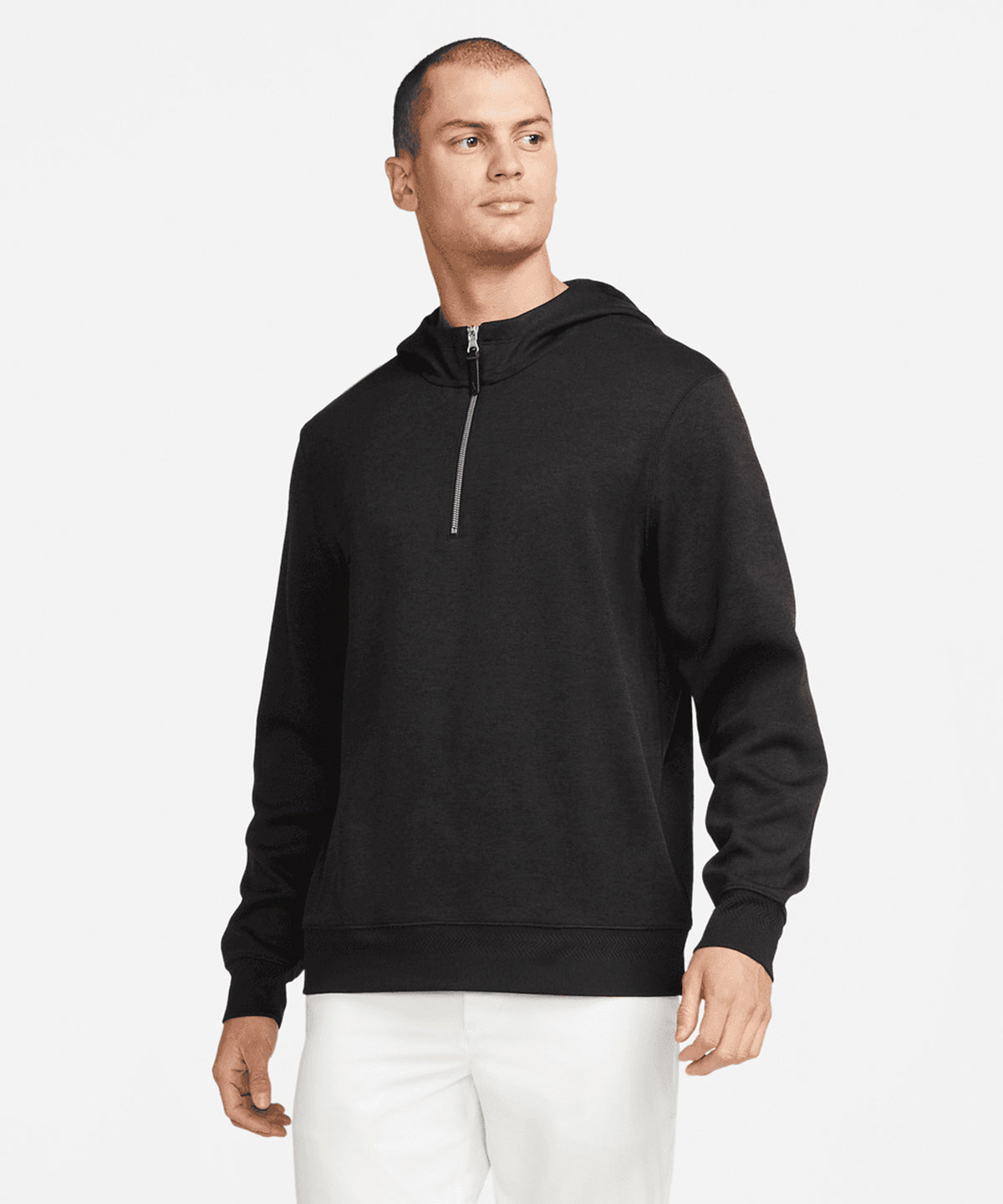 Nike Dri-FIT player hoodie | black / black / black / brushed silver