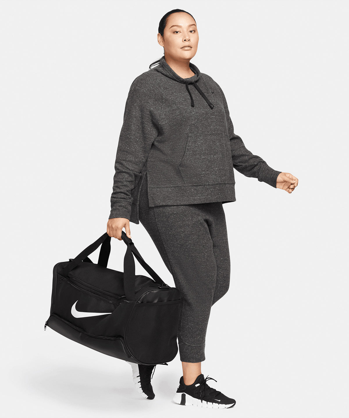 Nike Brasilia 95 training medium duffle (60L) | black/black/white