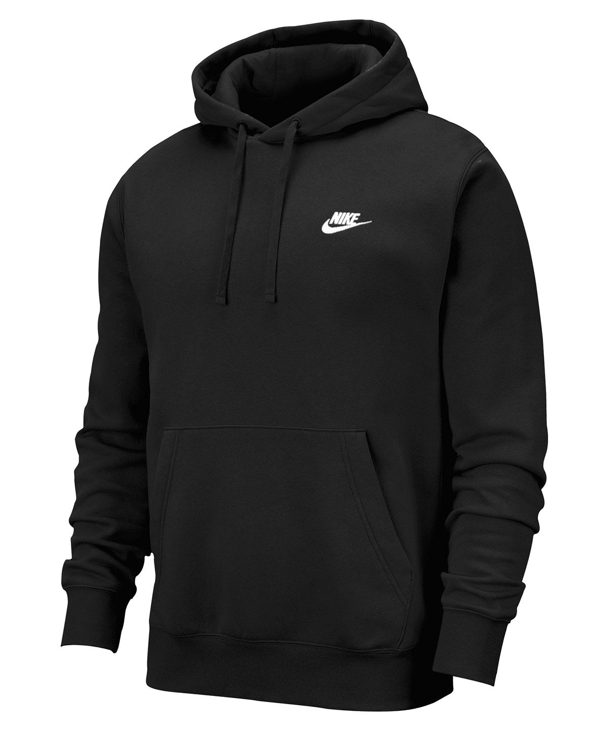 Nike Club hoodie | Black/Black/White