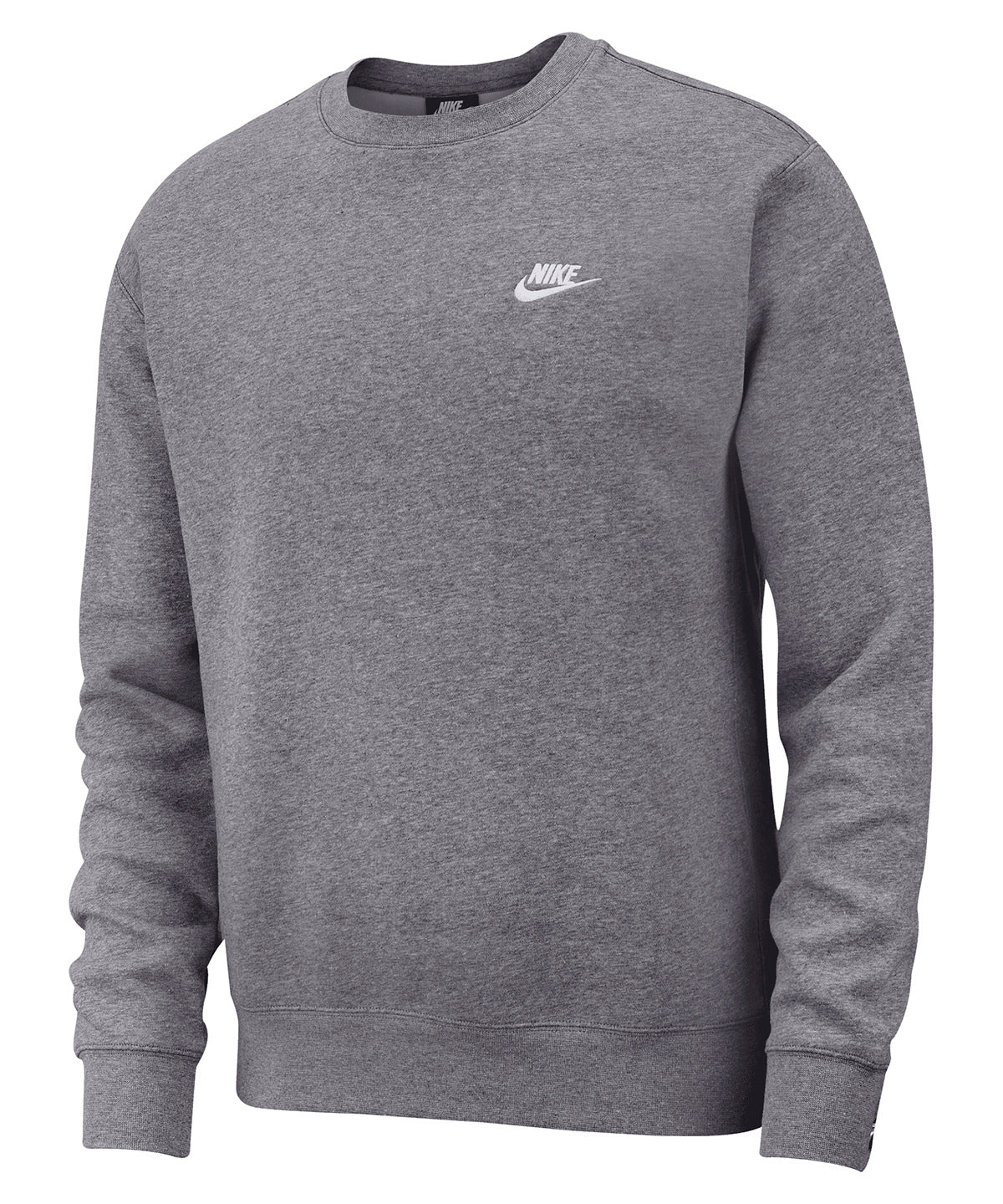 Nike Club crew | charcoal heather/white