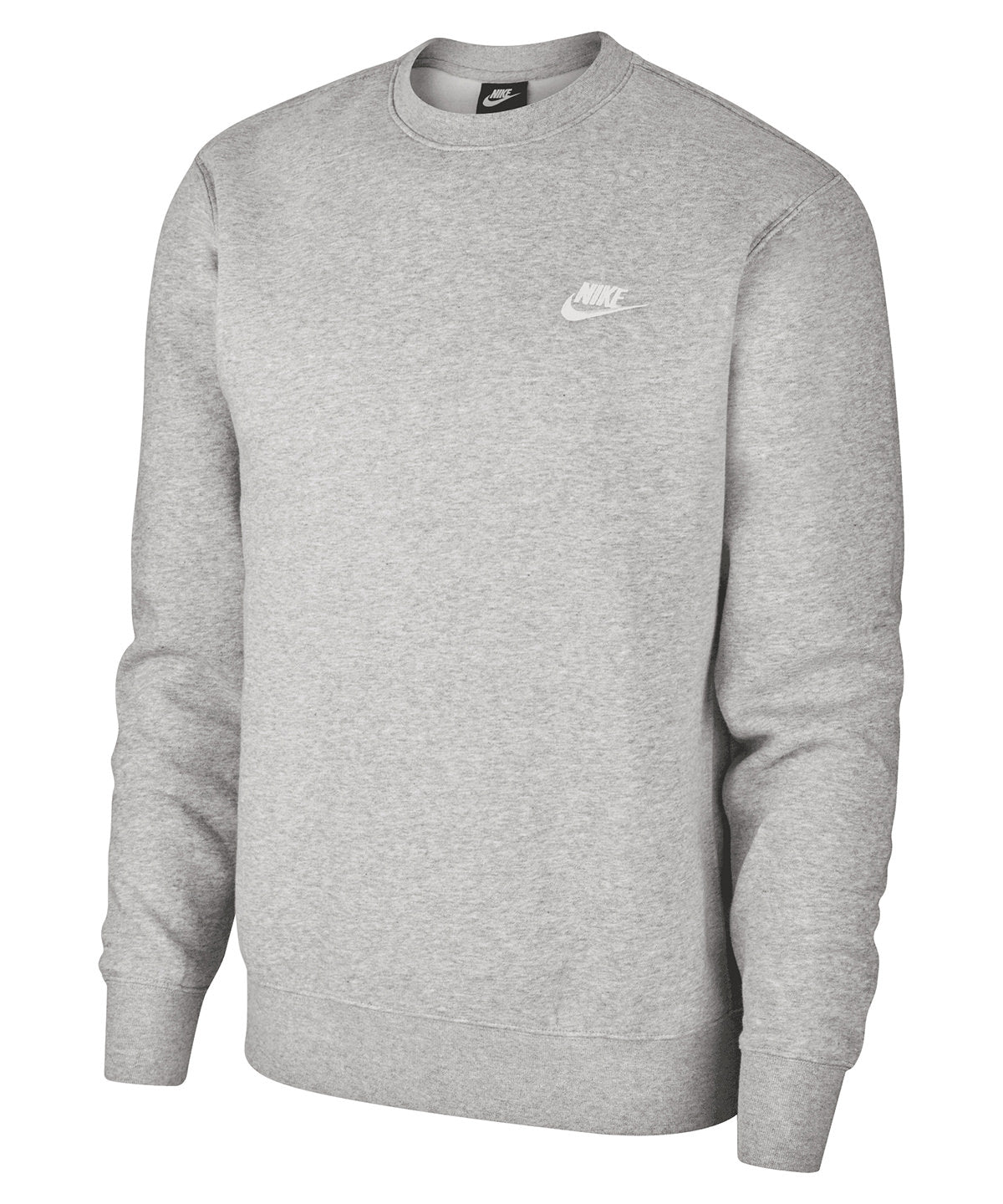 Nike Club crew | dark grey heather/white