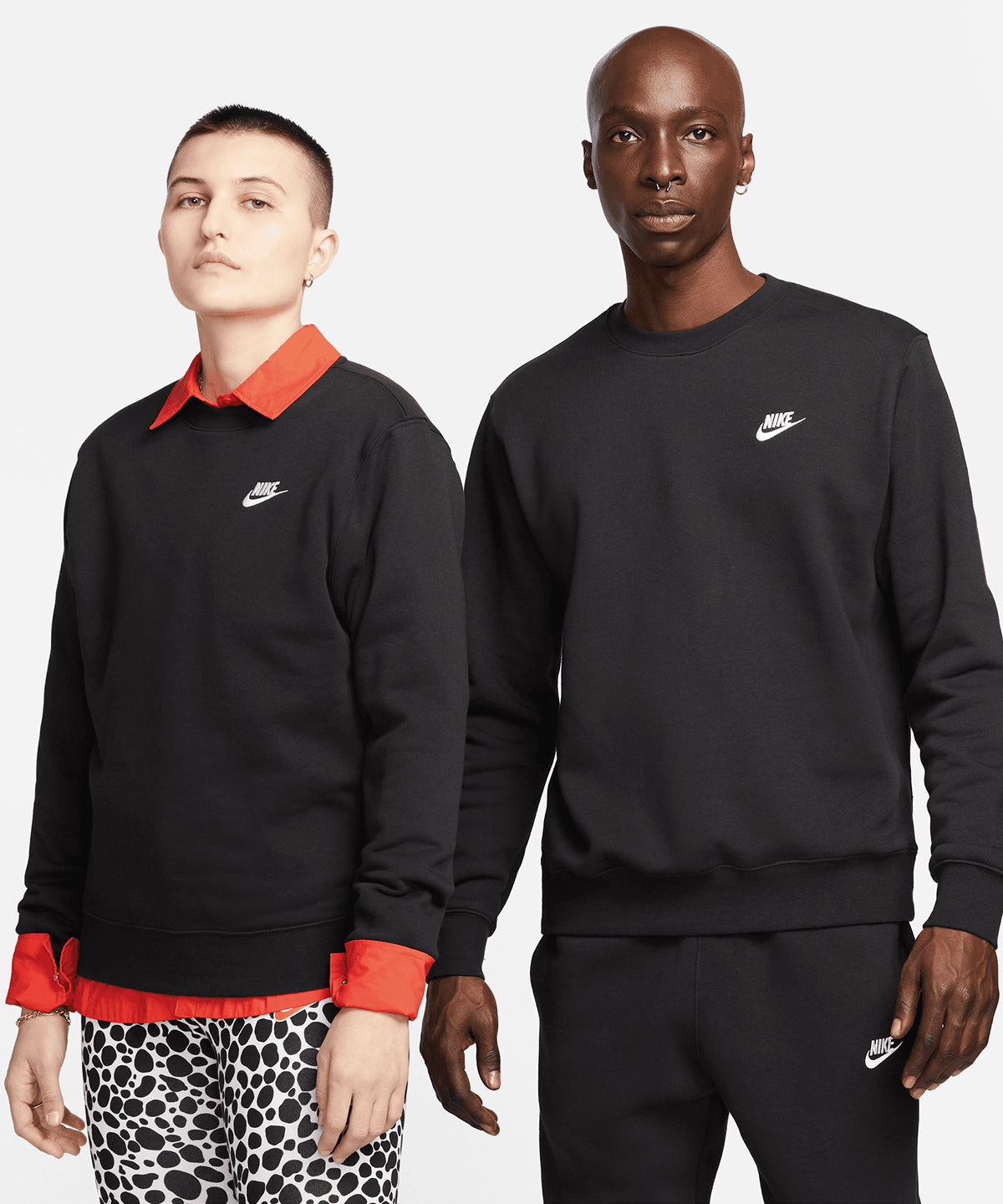 Nike Club crew | black/white