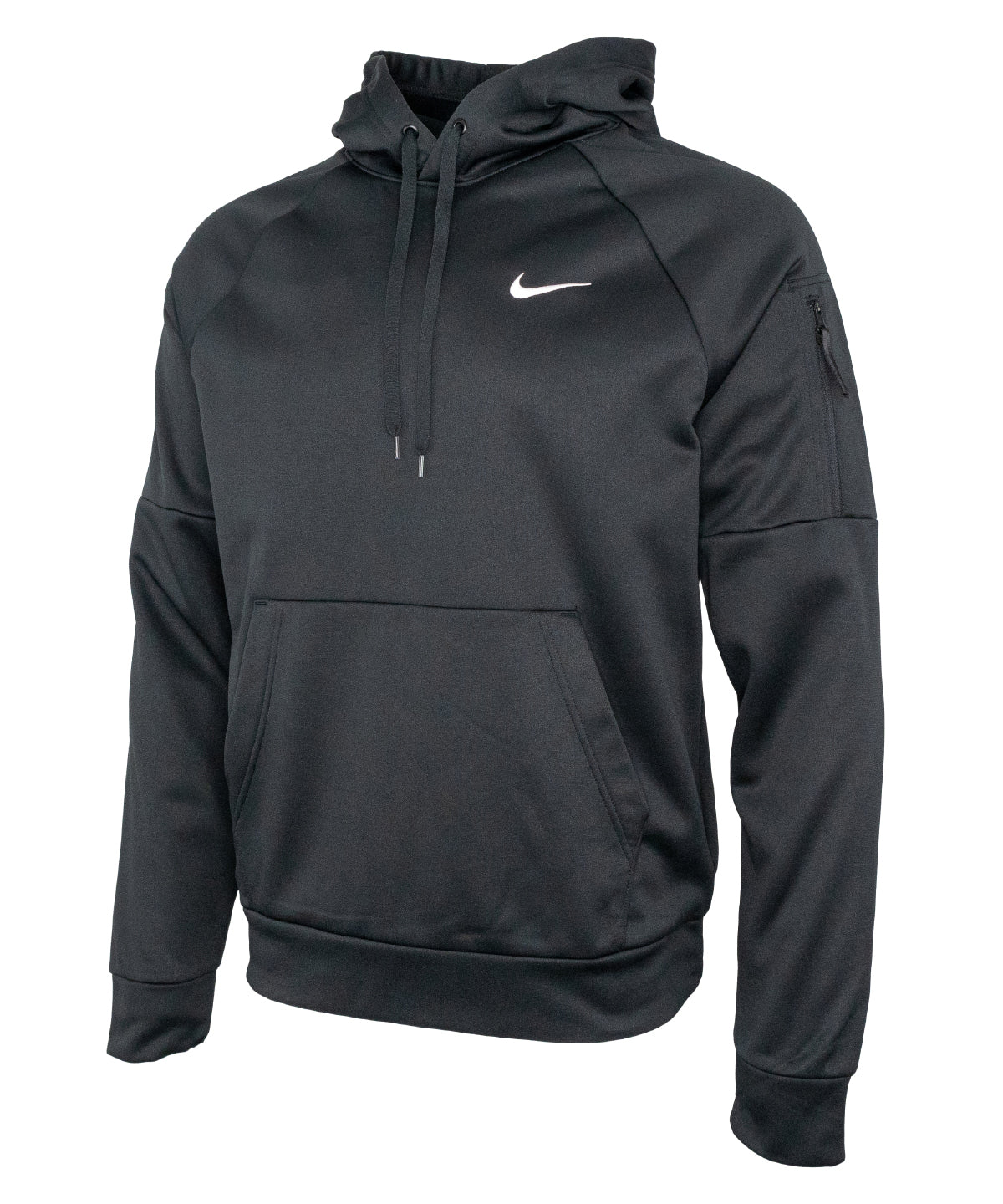 Nike mens pullover fitness hoodie | black/black/white